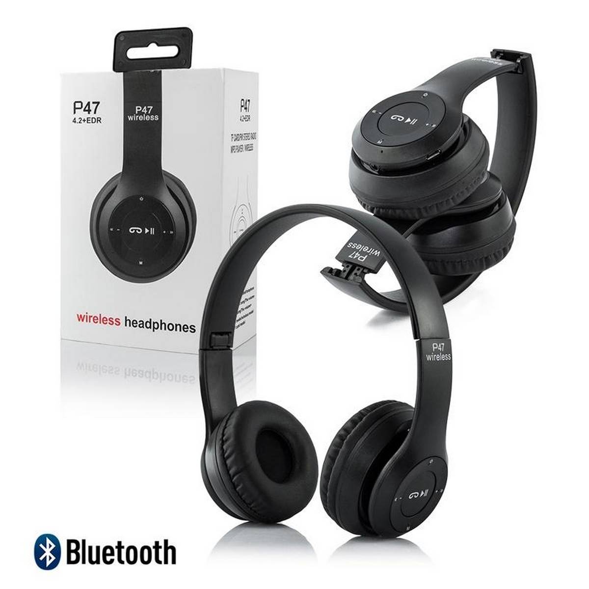P47 Bluetooth Foldable Headset with Microphone