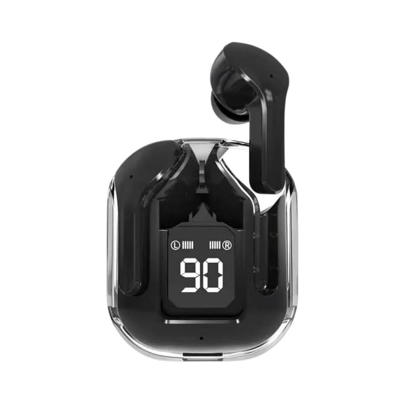 Air 31 Transparent Wireless Earbuds with Silicone Case – HD Sound, Deep Bass & Long Battery Life